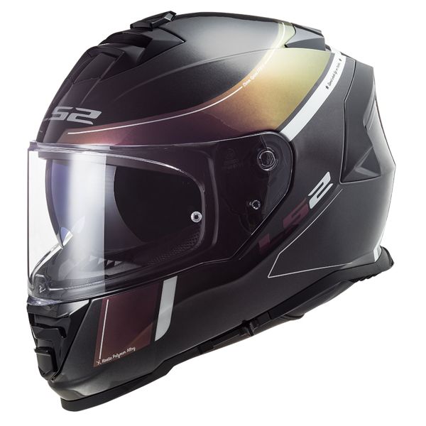 Integral LS2 Storm Velvet Black Rainbow FF800