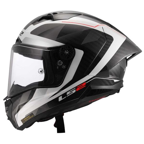 LS2 Thunder GP Aero Raute Weiß Grau FF805