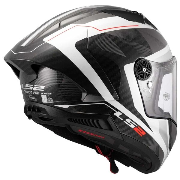 LS2 Thunder GP Aero Raute Weiß Grau FF805