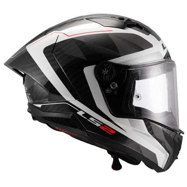 LS2 Thunder GP Aero Raute Weiß Grau FF805