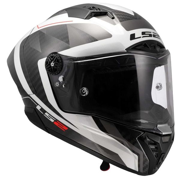 LS2 Thunder GP Aero Raute Weiß Grau FF805