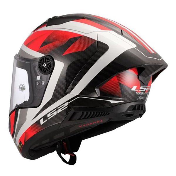 LS2 Thunder GP Aero Raute White Red FF805