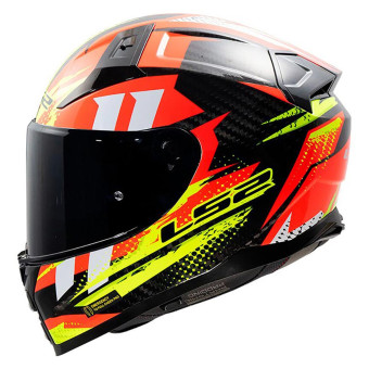 LS2 Vector II C Tantic Red H-Vis Yellow FF811
