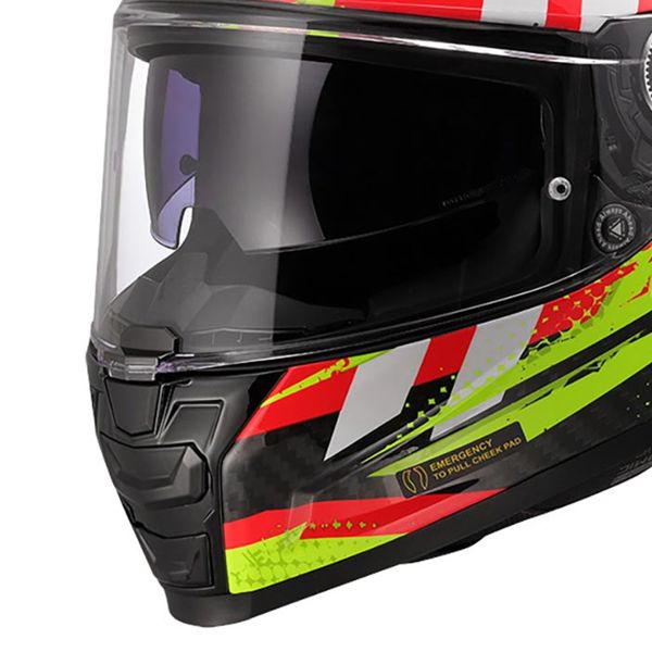 LS2 Vector II C Tantic Red H-Vis Yellow FF811