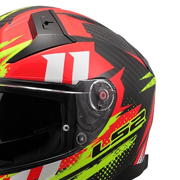 LS2 Vector II C Tantic Red H-Vis Yellow FF811