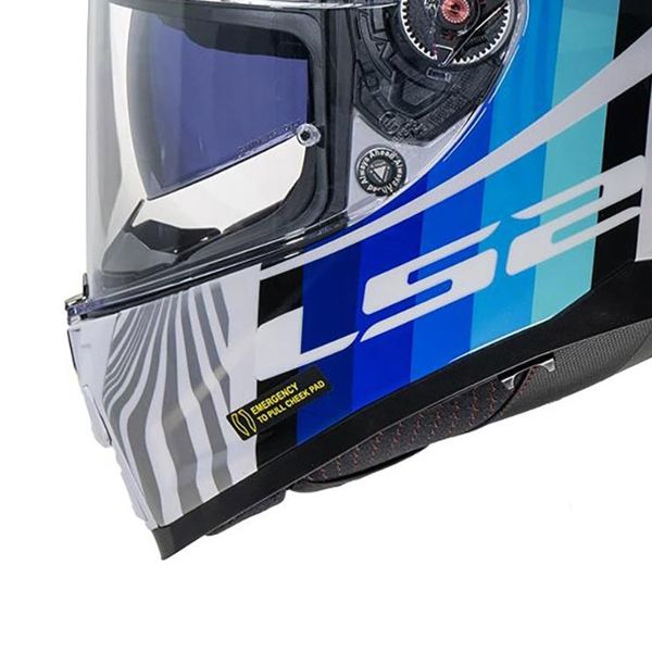 LS2 Vector II Freedom White Silver FF811