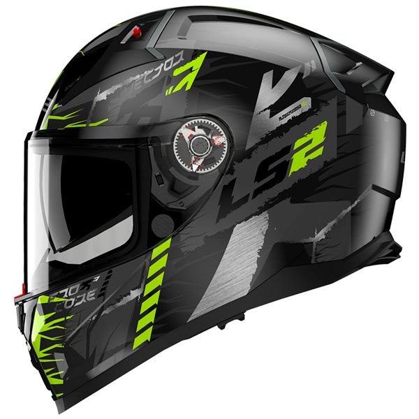 Integral LS2 Vector II Techbot M.Titanium H-V Yellow FF811