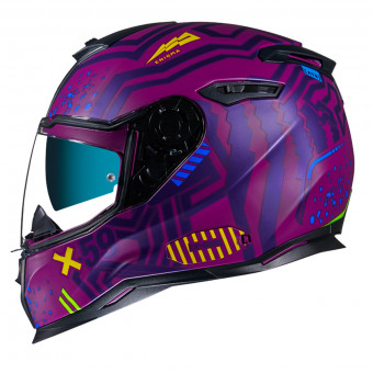 Casque Integral Nexx SX.100 Enigma Aubergine Mat Casque Integral Nexx SX.100 Enigma Aubergine Mat