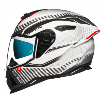 Casque Integral Nexx SX.100R Skidder White Red Mat Casque Integral Nexx SX.100R Skidder White Red Mat