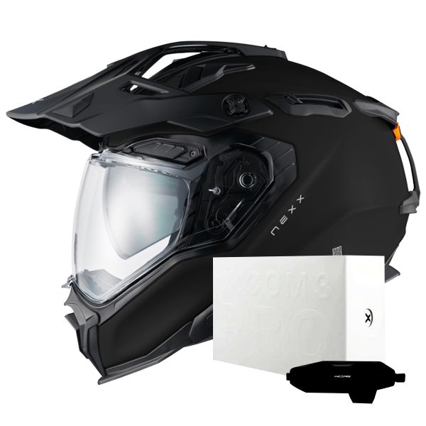 Integral Nexx X.WED3 Plain Black Matt + X.COM 3 Pro