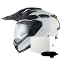 Casque Integral Nexx X.WED3 Plain White Pearl + X.COM 3 Pro