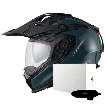 Casque Integral Nexx X.WED3 Wild Pro Blue + X.COM 3 Pro Casque Integral Nexx X.WED3 Wild Pro Blue + X.COM 3 Pro