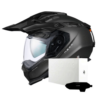 Casque Integral Nexx X.WED3 Zero Pro Carbon Matt + X.COM 3 Pro Casque Integral Nexx X.WED3 Zero Pro Carbon Matt + X.COM 3 Pro
