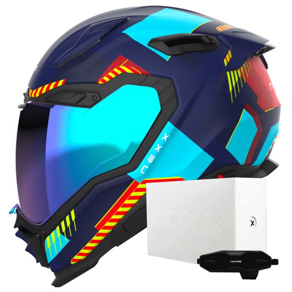 Integral Nexx X.WST3 Fluence Blue Red + X.COM 3