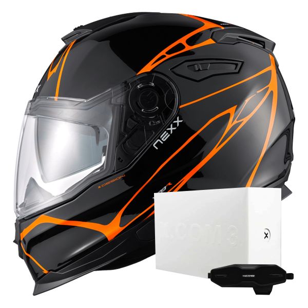 Integral Nexx Y.100 B-Side Black Orange + X.COM 3