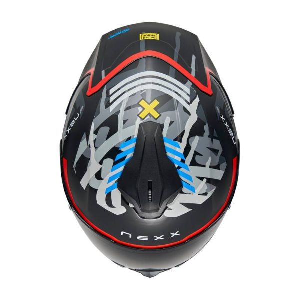 Nexx Y.100R Urbangram Black Red Mat