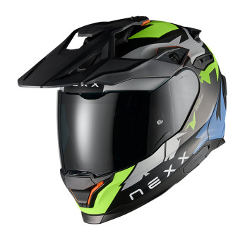 Casque Integral Nexx Y.Travl Primal Neon Black Mat