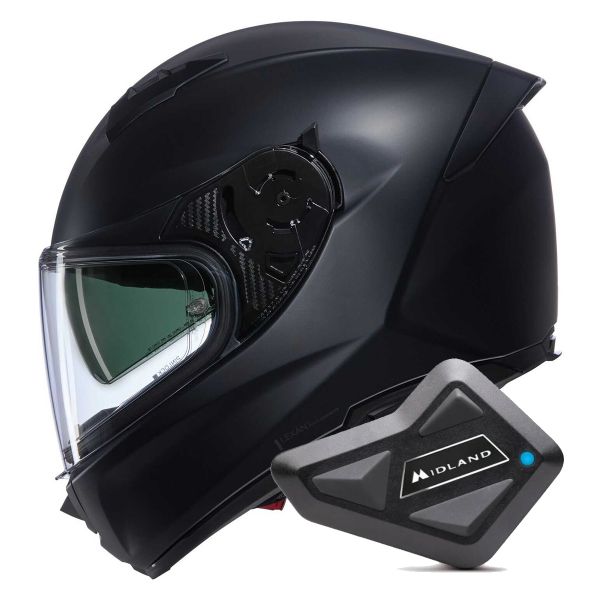 Mulcort Motorradhelm Scheibenwischer - 2 Stück USB Wasserdicht Elektrisch