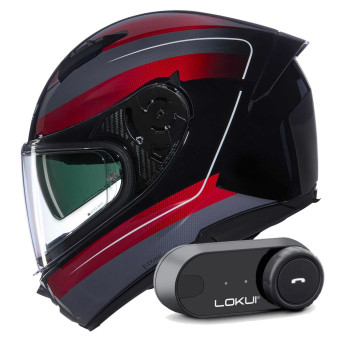 Integral Nolan N60-6 Ermetico 345 + Kit Bluetooth Lokui K30
