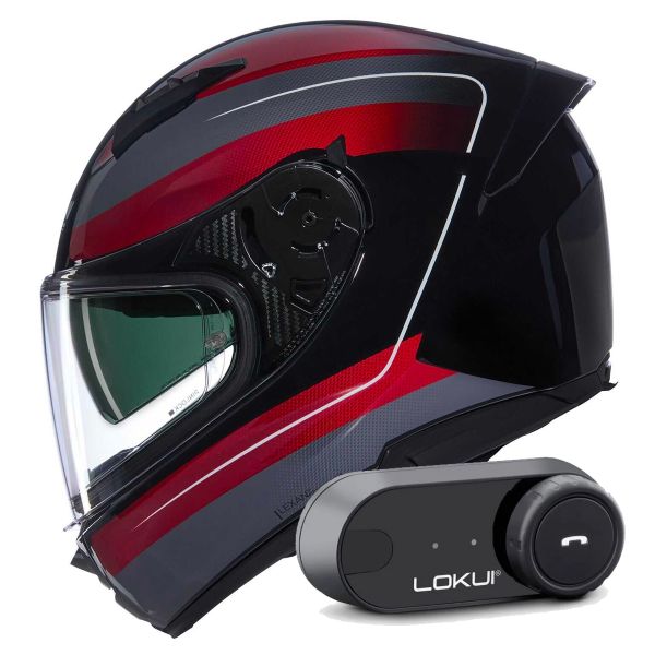 Integral Nolan N60-6 Ermetico 345 + Kit Bluetooth Lokui K30