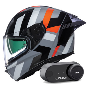 Integral Nolan N60-6 Sport Dinamico 345 + Kit Bluetooth Lokui K30