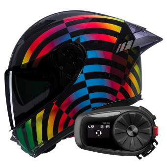Integral Nolan N60-6 Sport Policromo 343 + Kit Bluetooth 5S Solo