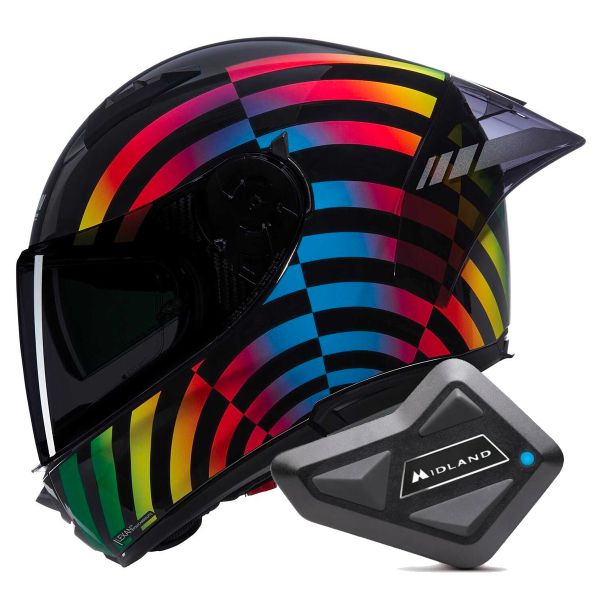 Integral Nolan N60-6 Sport Policromo 343 + Kit Bluetooth BT Mini