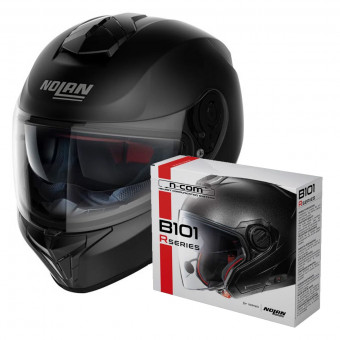 Casque Integral Nolan N80-8 Classic N-Com Flat Black 10 + Kit Bluetooth B101R Casque Integral Nolan N80-8 Classic N-Com Flat Black 10 + Kit Bluetooth B101R