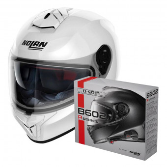 Integral Nolan N80-8 Classic N-Com White 5 + Kit Bluetooth B602R