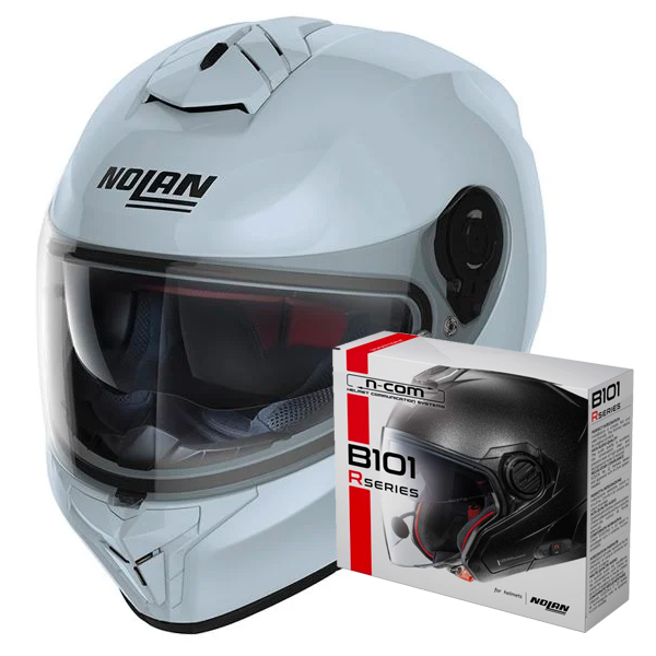 Integral Nolan N80-8 Classic N-Com Zephyr White 6 + Kit Bluetooth B101R Integral Nolan N80-8 Classic N-Com Zephyr White 6 + Kit Bluetooth B101R
