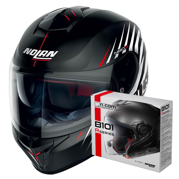 Integral Nolan N80-8 Kosmos N-Com 64 + Kit Bluetooth B101R