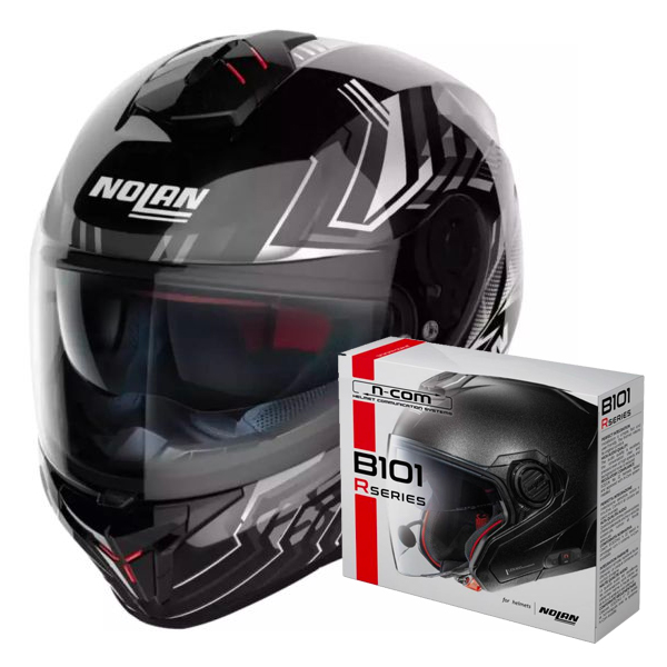 Integral Nolan N80-8 Turbolence N-Com 77 + Kit Bluetooth B101R