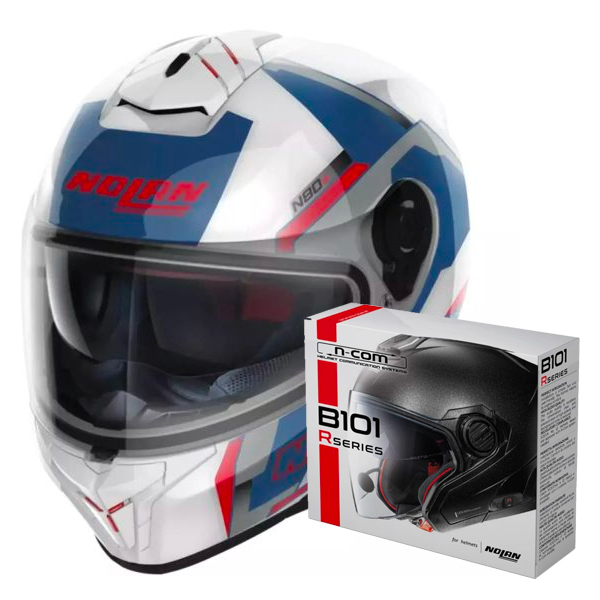 Integral Nolan N80-8 Wanted N-Com 75 + Kit Bluetooth B101R