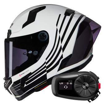 Integral Nolan X-804 RS Ultra Carbon Ala 344 + Bluetooth Kit 5S Solo