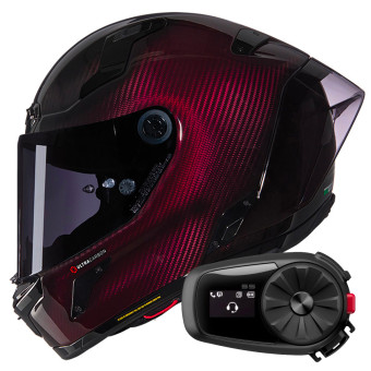 Integral Nolan X-804 RS Ultra Carbon Liquido 326 + Bluetooth Kit 5S Solo