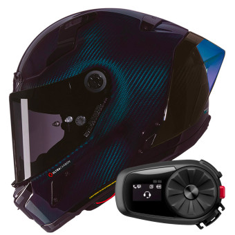 Integral Nolan X-804 RS Ultra Carbon Liquido 328 + Bluetooth Kit 5S Solo