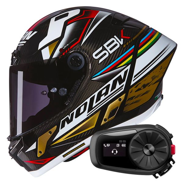 Integral Nolan X-804 RS Ultra Carbon SBK 353 + Bluetooth Kit 5S Solo
