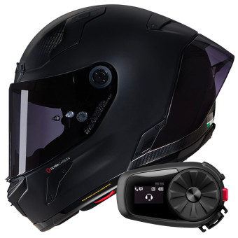 Integral Nolan X-804 RS Ultra Carbon Triplonero 323 + Bluetooth Kit 5S Solo