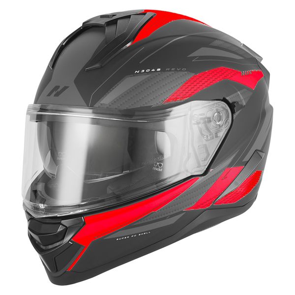 Integral NOX N304S Revo Mat Black Red