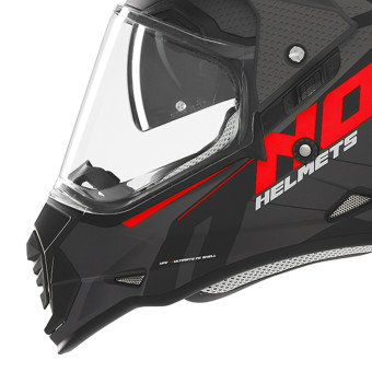 NOX N312 Vapor Matt Black Red