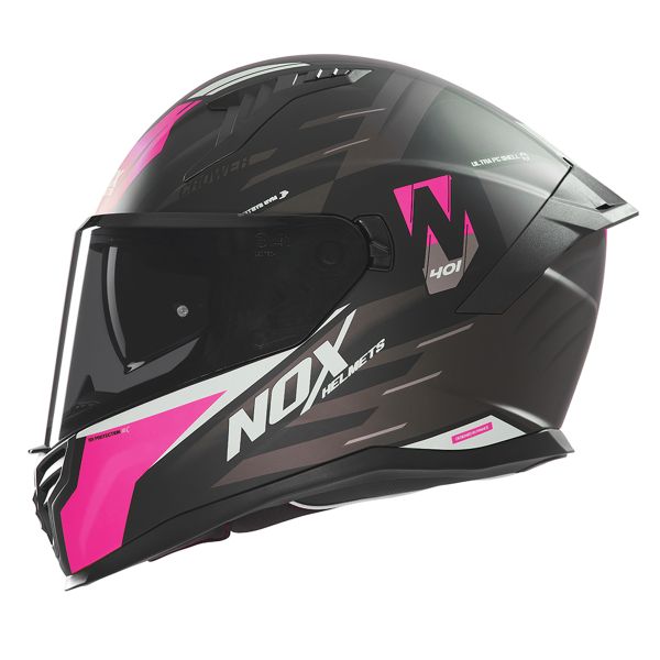 Integral NOX N401 Crower Matt Black Pink Integral NOX N401 Crower Matt Black Pink