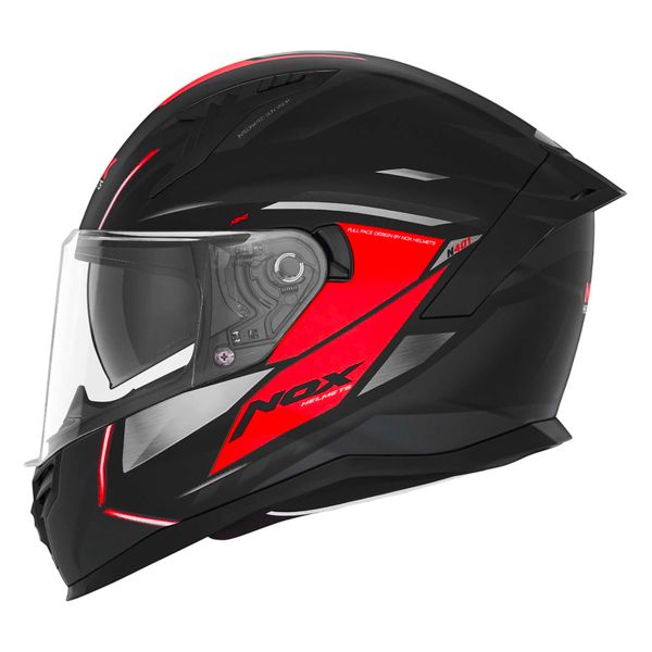 Integral NOX N401 Xeno Matt Black Red Integral NOX N401 Xeno Matt Black Red