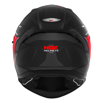 NOX N401 Xeno Matt Black Red