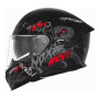 Casque Integral NOX N401 Zumbi Matt Black Red