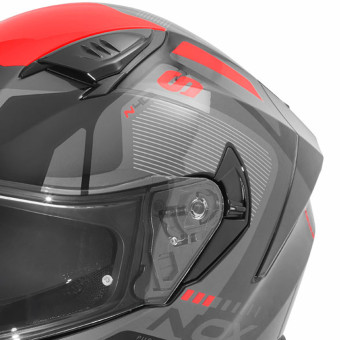 NOX N402 Mentor Black Red Shiny