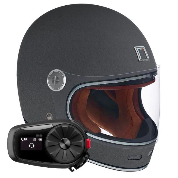 Integral NOX Revenge Matt Titanium + Kit Bluetooth 5S Solo