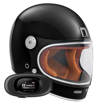 Integral NOX Revenge Shiny Black + Kit bluetooth 5R Lite