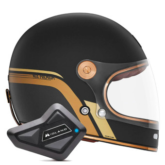 Integral NOX Revenge Strobe Matt Black Gold + Kit Bluetooth BT Mini