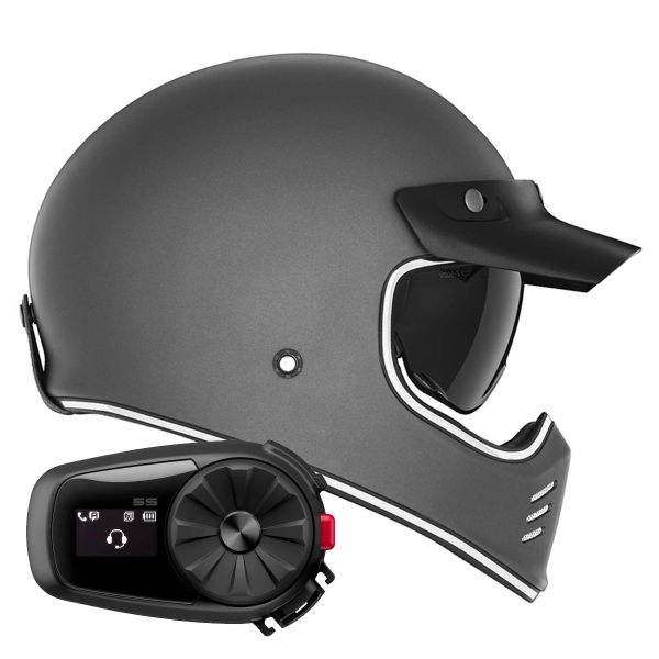 Integral NOX Seventy II Matt Titanium + Kit Bluetooth 5S Solo