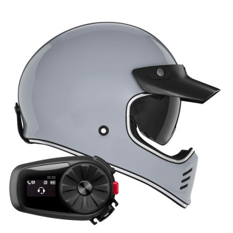 Integral NOX Seventy II Nardo Grey + Kit Bluetooth 5S Solo